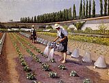 Gustave Caillebotte Famous Paintings - The Gardeners